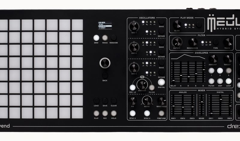 Полностью аналоговая компонентная база, разработанная компанией Dreadbox Medusa