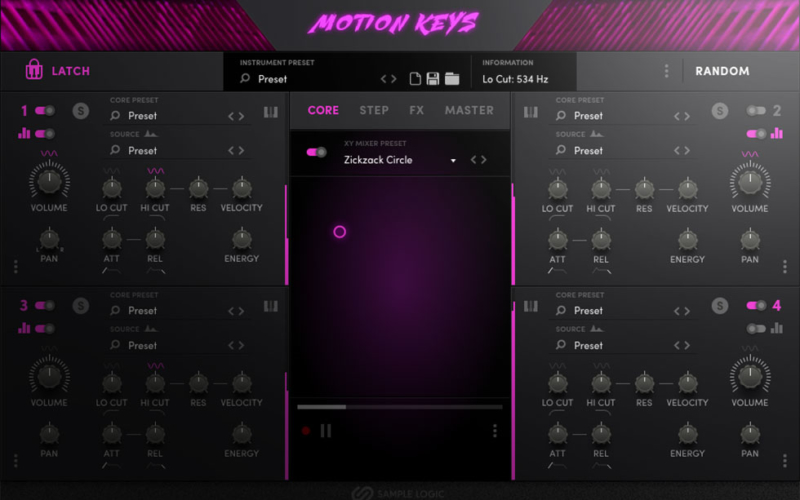 Sample Logic Motion Keys необыкновенное органическое движение
