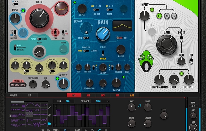 Waves MultiMod Rack трехполосный процессор искажений и модуляции