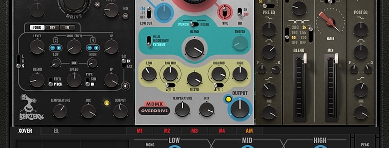 Waves MultiMod Rack трехполосный процессор искажений и модуляции